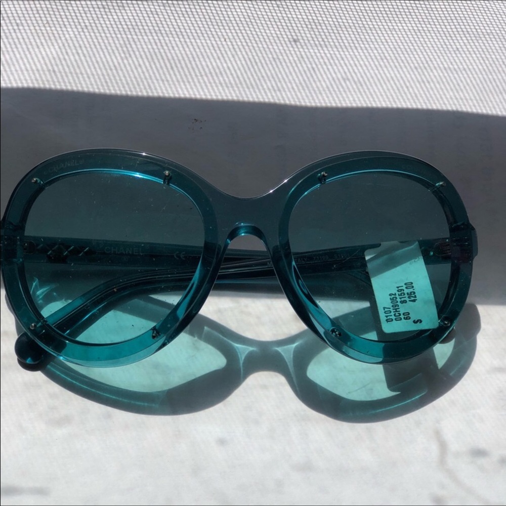 Blue Chanel sunglasses